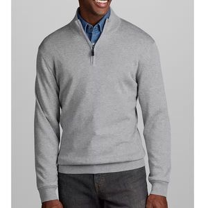 New Jos. A Bank Traveler Modern Fit 1/4 Zip Sweater